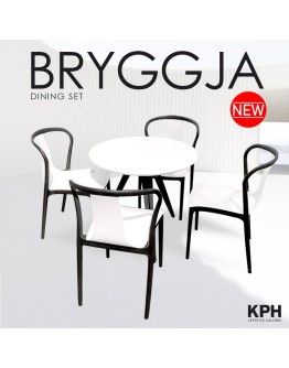 BRYGGJA DINING SET [1+4]