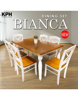 BIANCA DINING SET [1+6