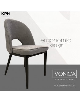 VONICA DINING CHAIR (GREY)