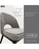 VONICA DINING CHAIR (GREY)