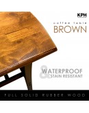 BROWN COFFEE TABLE 